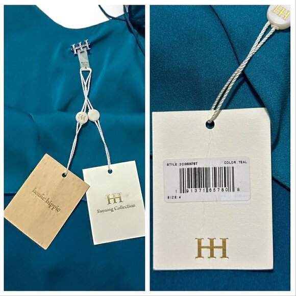 Haute‎ Hippie Finale Cold-Shoulder Ruffled Silk Mini Dress, Size 4, NWT - Picture 13 of 16